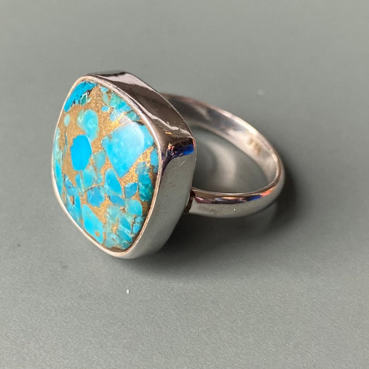 Square Turquoise Ring