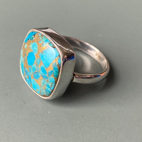Square Turquoise Ring