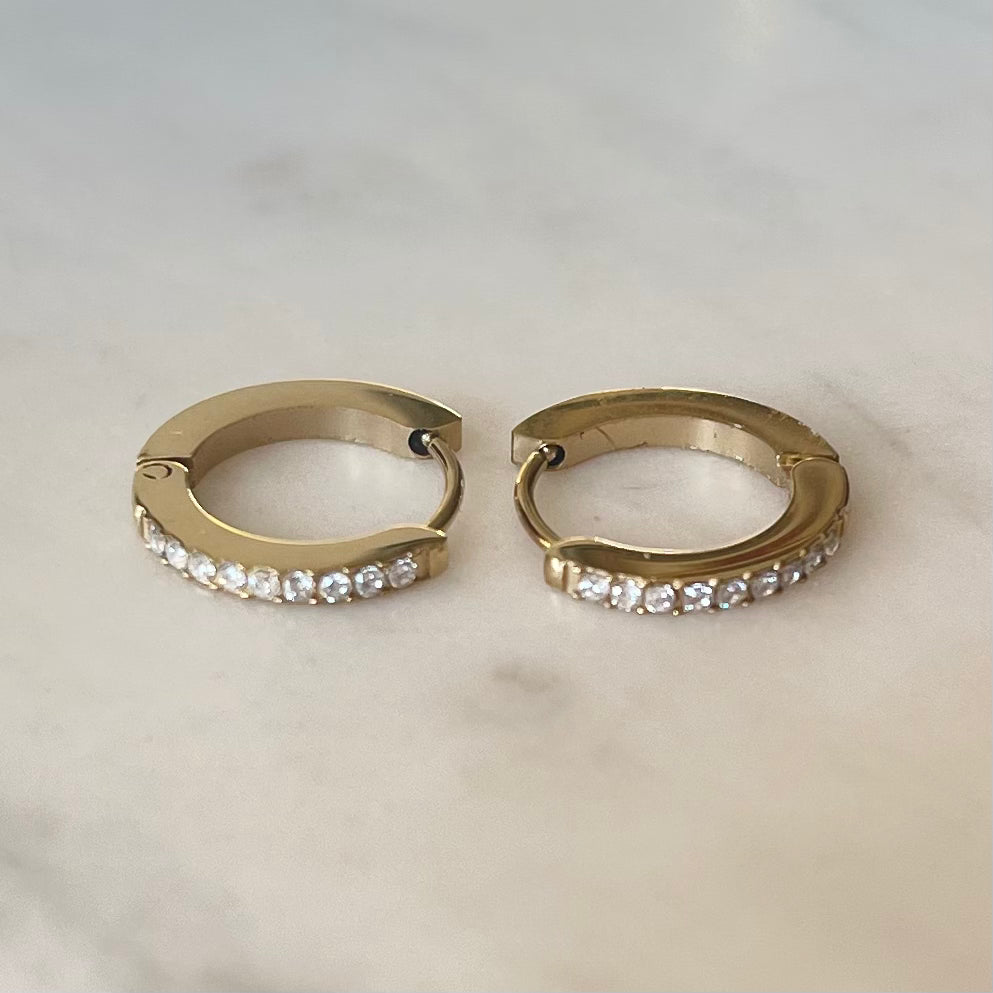 Huggie Gold Earrings