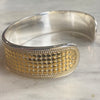 Handmade Silver and Gold Cuff