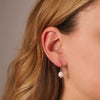 Pearl Earring on Hoop