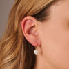 Pearl Earring on Hoop