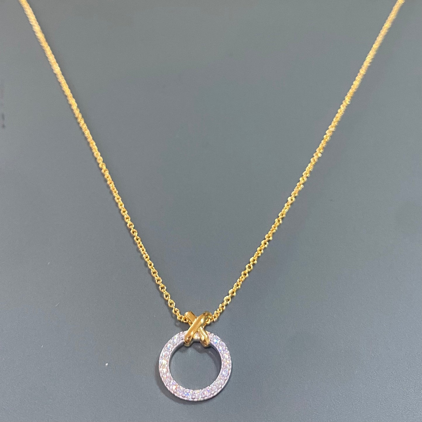 Kiss Kiss Gold Vermeil Necklace