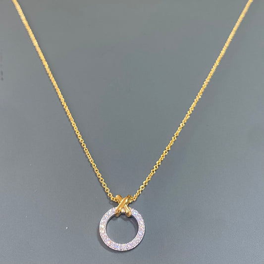 Kiss Kiss Gold Vermeil Necklace