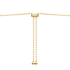 Bezel Cubic Zirconia Station Necklace - Silver or Gold