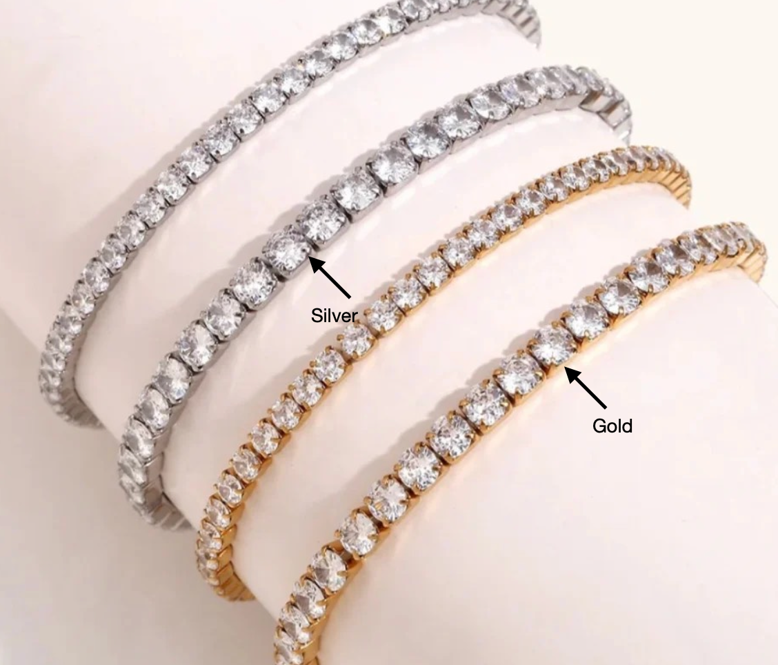 Stretch Tennis Bracelet - 4mm