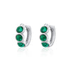 Malachite Ear Huggies