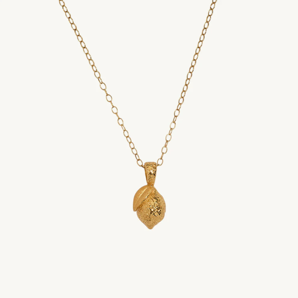Gold Lemon Necklace