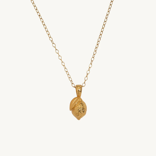 Gold Lemon Necklace