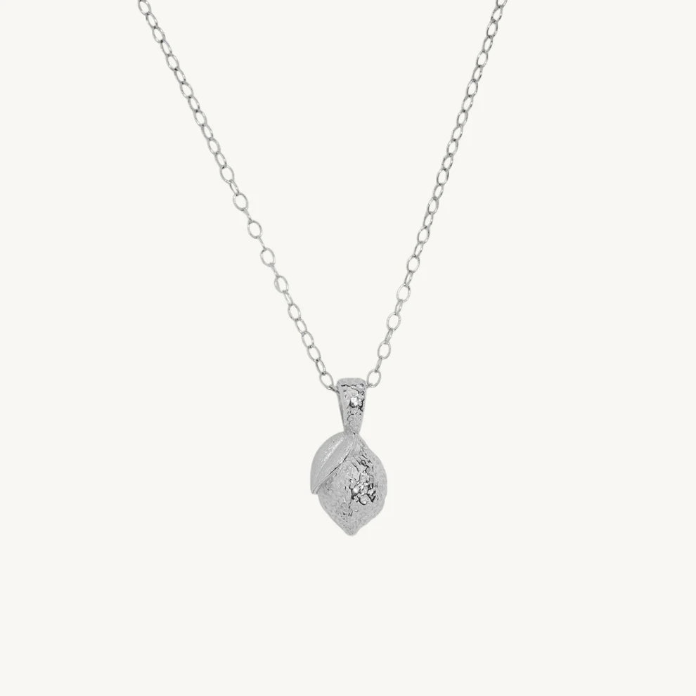 Silver Lemon Necklace