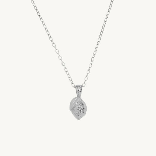 Silver Lemon Necklace
