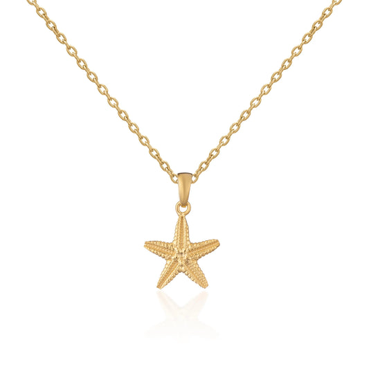 Gold Vermeil Starfish Necklace