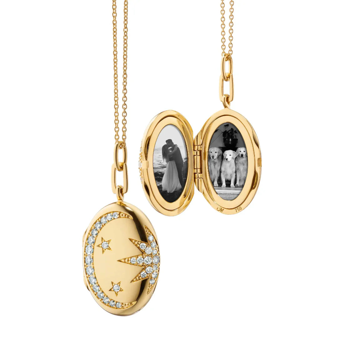 Oval Locket Necklace