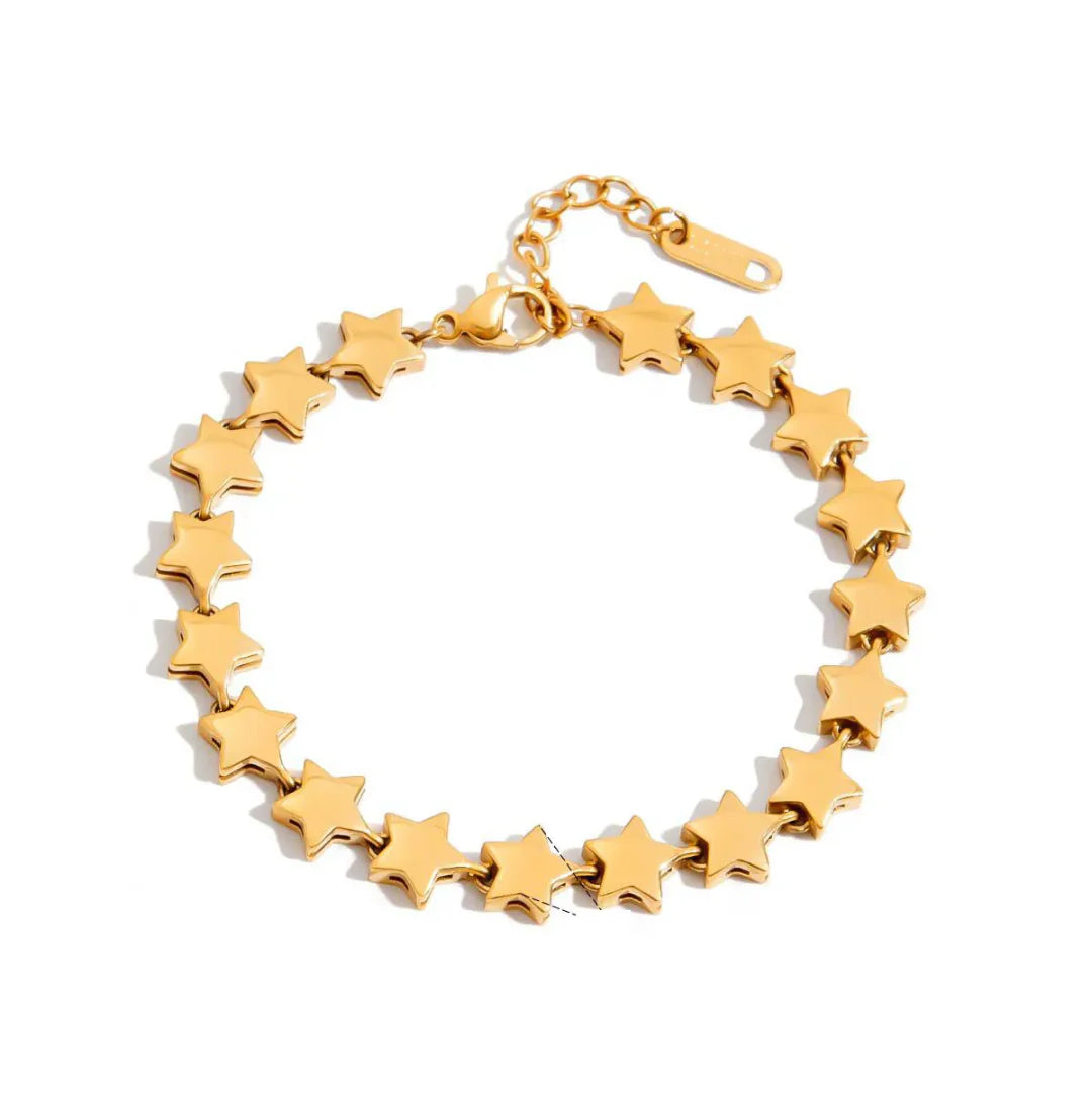 Gold Star Bracelet