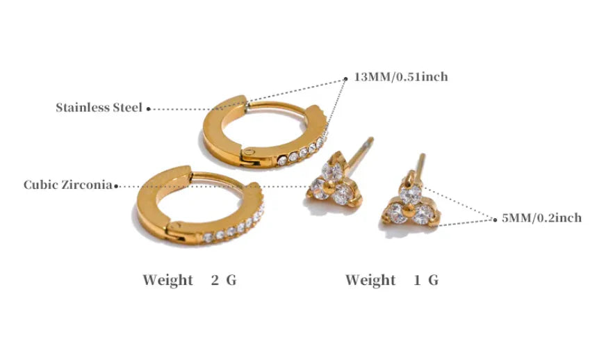 Huggie Gold Earrings