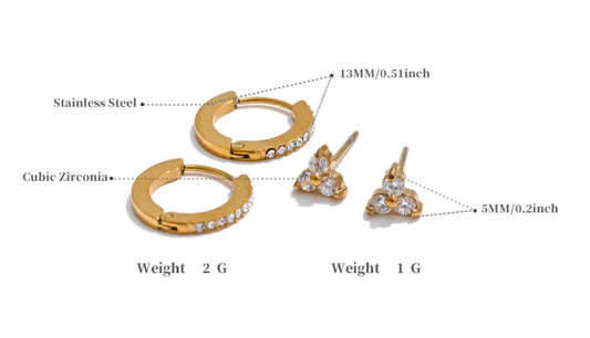 Huggie Gold Earrings