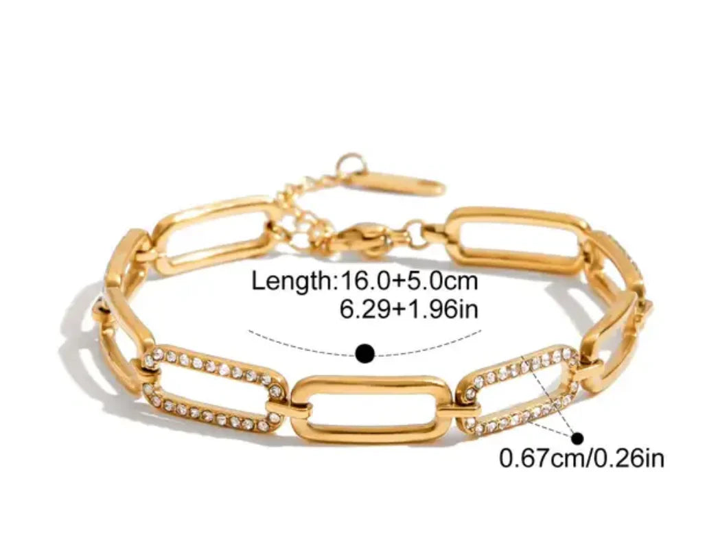 Paperclip/Link Bracelet