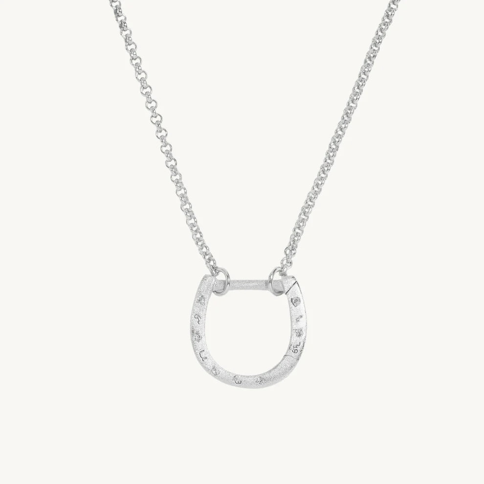 Sliver Horseshoe Necklace