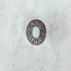 Marcasite and Opal Oval Ring