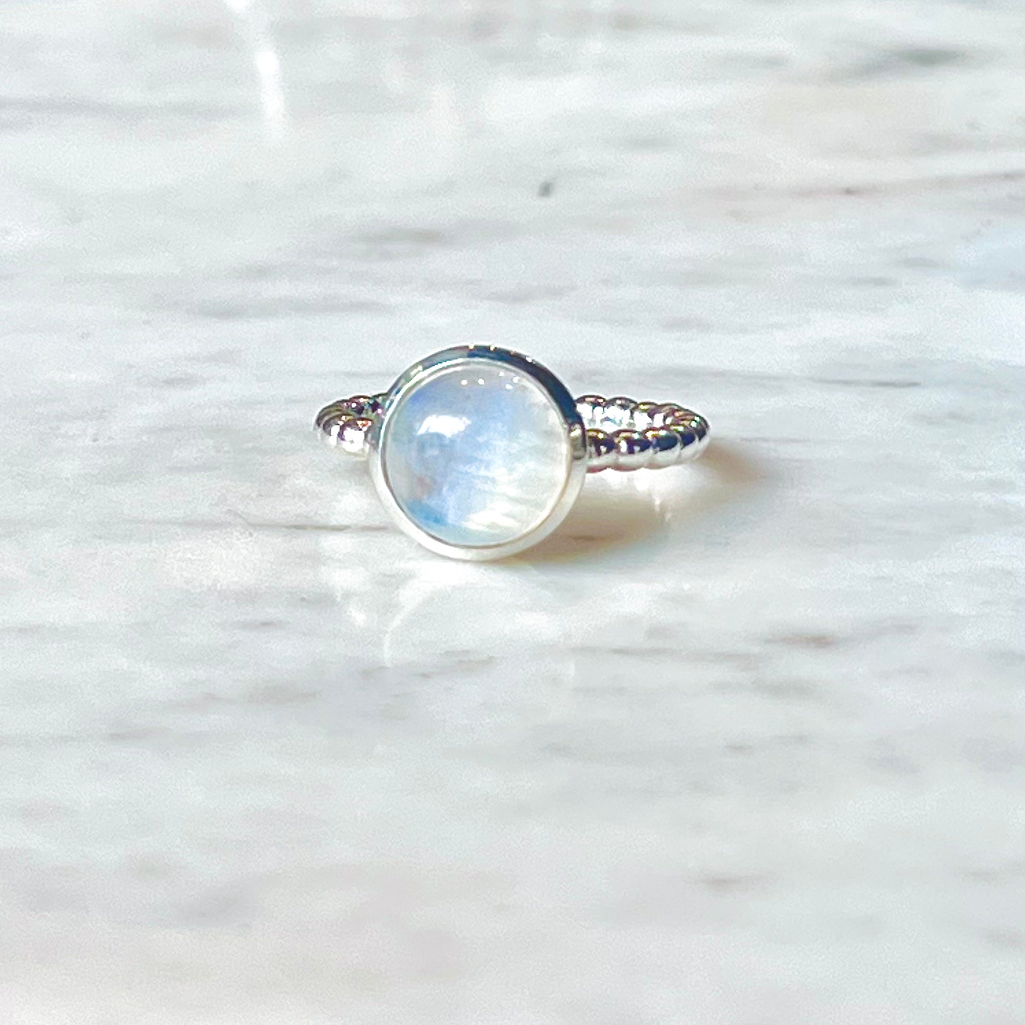 Moonstone Ring (RBM-RDR-2363.) | Rananjay Exports