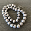 Soft Grey Freshwater Pearl Necklace