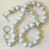 Soft Grey Freshwater Pearl Necklace