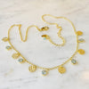 Lakshmi Gold Blue Topaz Necklace